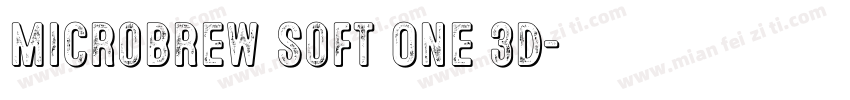 Microbrew Soft One 3D字体转换